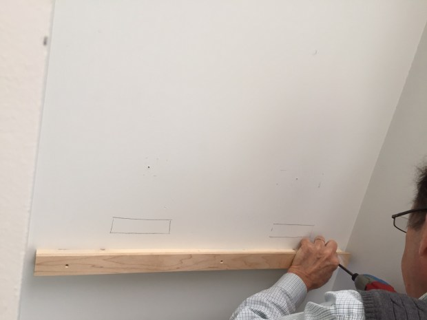 Lower facing strip installed.